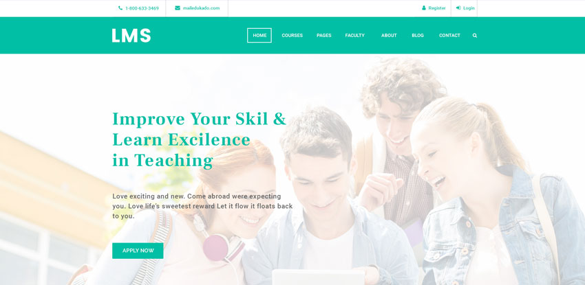 Free Faculty Website Template