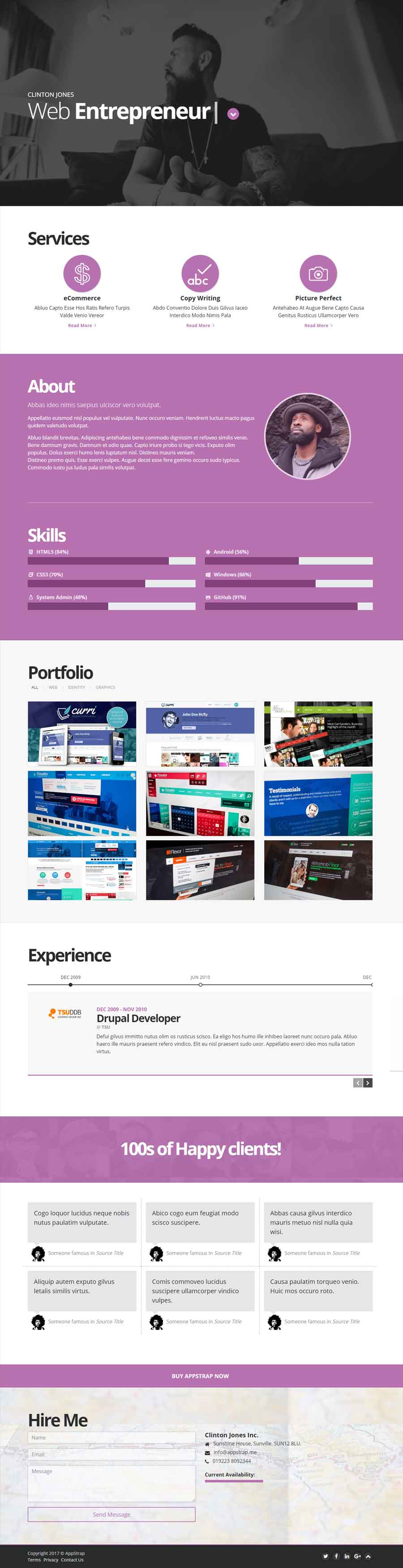 AppStrap – Responsive Bootstrap 4 Theme