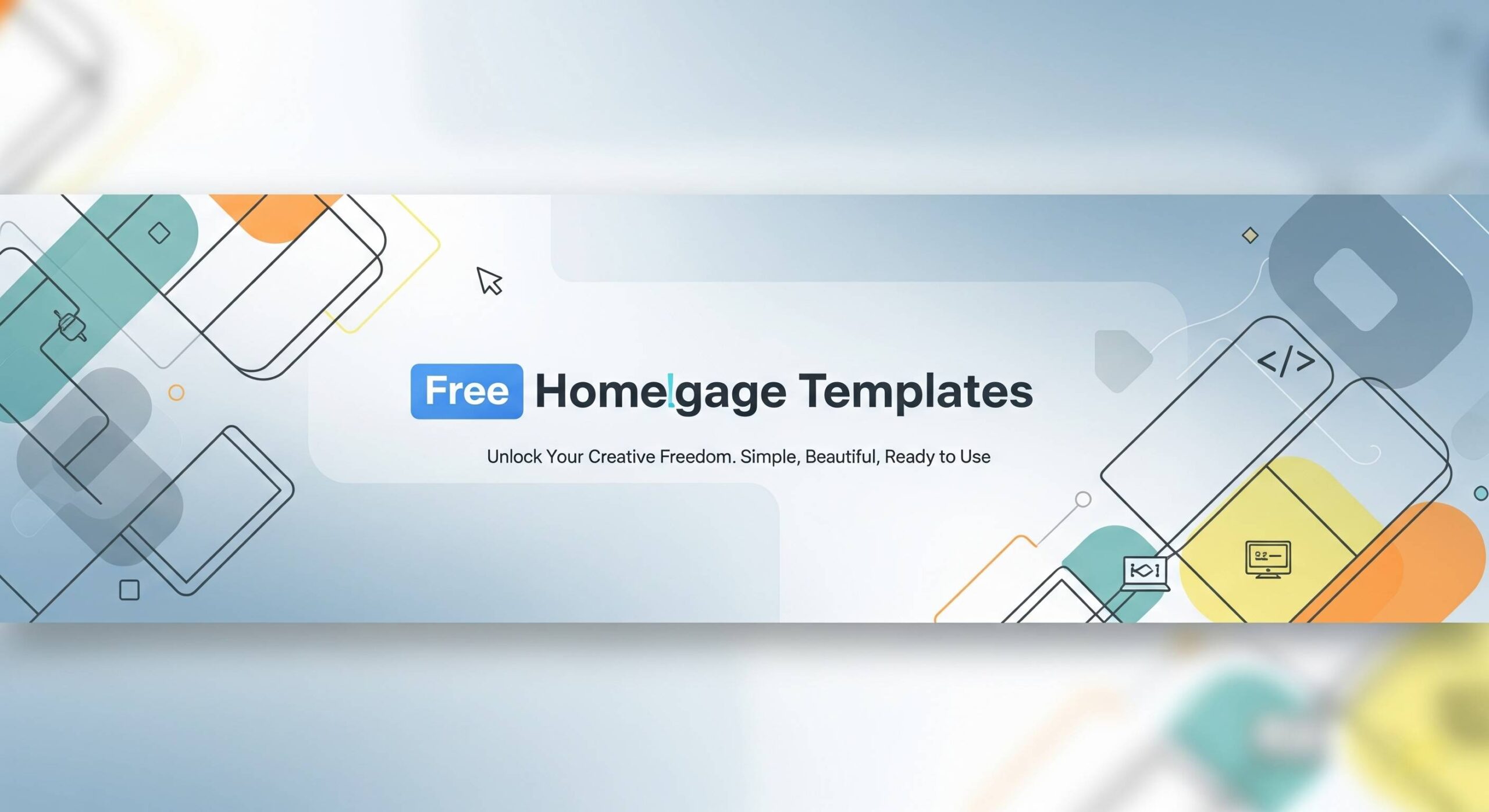 Free Homepage Templates: Build Your Website Fast & Free